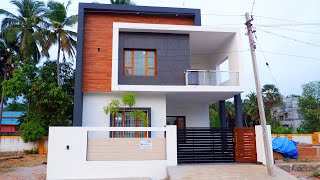 3.5 சென்ட்டில் 2270sqftல் அழகான 3BHK வீடு | South Facing 3BHK Duplex House | House Tour Tamil