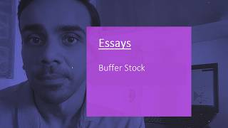 Essays - Buffer stock