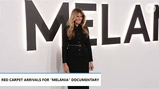 President Donald Trump, First Lady arrive at 'Melania' documentary red carpet premiere