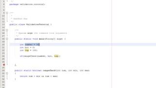 Java Validation: Range Check Tutorial