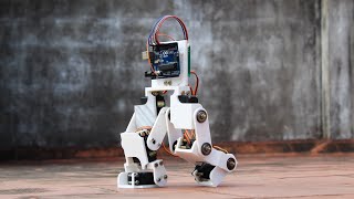 Arduino Controlled Robotic Biped - Test and Demo
