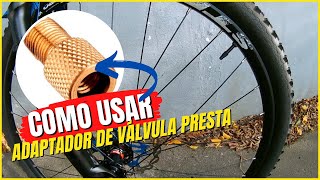 Como usar adaptador em válvula presta