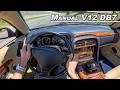 2001 Aston Martin DB7 Vantage Volante - The Manual V12 You Can Actually Afford (POV Binaural Audio)