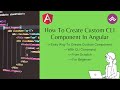 Creating Component Using Angular CLI | Angular Tutorial