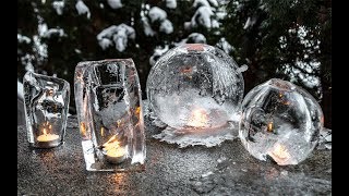 Making Frozen Ice Candles