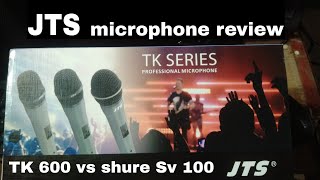 Jts microphone review testing || Jts 600 vs shure sv100 sound quality testing