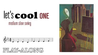 Let's Cool One - Medium Slow Swing || BACKING TRACK