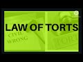 law of tort . अपकृत्य विधि lucknow university.