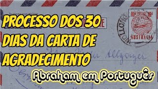 Abraham Hicks 😃 - Processo dos 30 dias da carta de agradecimento