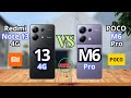 Redmi note 13 4G vs POCO M6 pro, POCO M6 pro, Redmi note 13 4G, POCO M6 pro vs Redmi note 13 4G