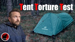 Torrential Rain Challenge : Evaluating a Stealth Camping Tent's Waterproofness - Winterial Bivy Tent