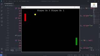 Pong Game using Python With Source Code in Description | Coding School | Python for Beginners