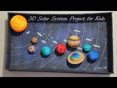 How to make 3D Solar System Project for Kids How to make 3D Solar System Project for Kids