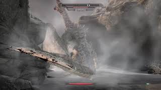 Frost Troll Kills Dragon In Skyrim Glitch