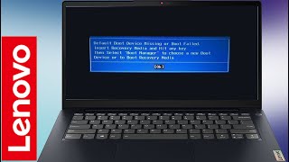Default Boot Device Missing or Boot Failed  Insert Recovery Media and Hit any key, Lenovo Ideapad