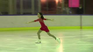 Kaunas Ice Christmas Cup 2018  Advanced Novice Girls  КП 5 Jogaile AGLINSKYTE LTU