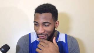 Andre Drummond gives few hints on dunk contest but teammate does