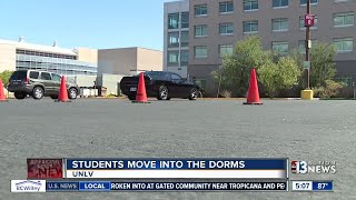 College students move into dorms at UNLV