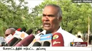 DMK's Radhapuram candidate M. Appavu hustled out by paramilitary forces