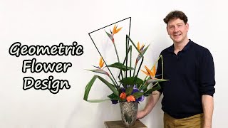 How To Make A Geometric Modern Flower Arrangement