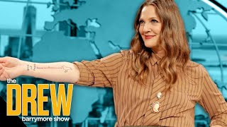 The Making of Drew Barrymore's New Tattoo