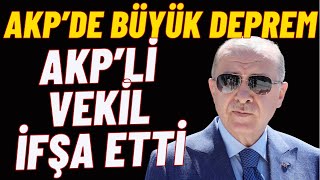 #sondakika AKP Büyük Deprem | AKP’li Vekil İfşa Etti