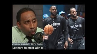 Stephen A. Smith and Ramona Shelburne Predicts BEST Pitch for Kawhi Le