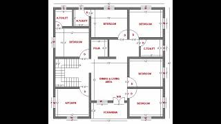 40x40 House Plans | 5 Bedroom House Design | 5 BHK Home Design With FLoor Plans | Ghar ka Naksha ||