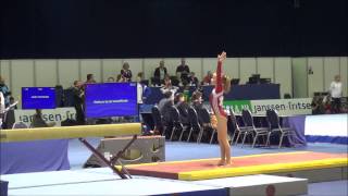 Turnen - Gymnastics: Pleun Reinders toestelfinales bondskampioenschap 21-06-2015 Pupil1 N1