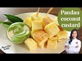 Pandan Coconut Custard / Thai Fondue Recipe / Sangkaya