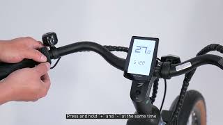 Velotric Discover 1 | How to adjust display reading for your Velotric Discover 1