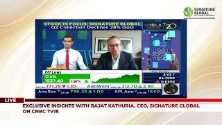 Exclusive Insights with Rajat Kathuria, CEO, Signature Global on CNBC TV18