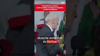 Macierewicz: Tusk najpierw pójdzie do więzienia, a potem do Berlina! #shorts