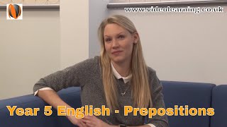 Year 5 KS2 English Lesson Observation: Prepositions