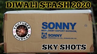 DIWALI STASH 2020 of SKY SHOTS - Sony Fireworks - Green Crackers Stash - Rs.6000