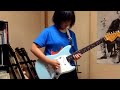 momo 15 years old 「青い珊瑚礁」 松田聖子 guitar cover