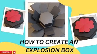 How to create an Explosion Box #idea #gift #birthday #graduation #wedding #anniversary #howto