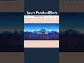 Master the Parallax Effect in CSS in Seconds! 🚀 | Quick and Easy #html #css #parallaxeffect ax