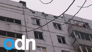 Shelling hits residential block in Donetsk