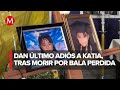 Velorio de Katia Guzmán, la menor que falleció por bala perdida