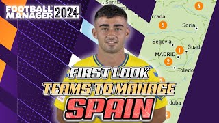 FM24 First Look Teams To Manage in Spain - Football Manager 2024