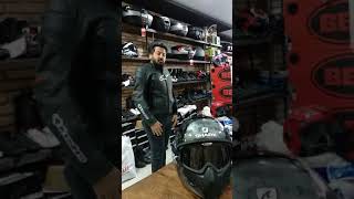 MotoMars Alpinestars deri mont ve Shark Vancore