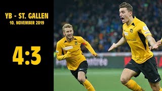 YB - St. Gallen (4:3), 10.11.2019 | Raiffeisen Super League