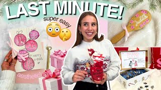 LAST MINUTE DIY Christmas gifts make yourself!! 🎁 quick gift DIY