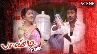 Pandi Tamil Movie | Scene | Sneha Drinking Comedy At Marriage Hall