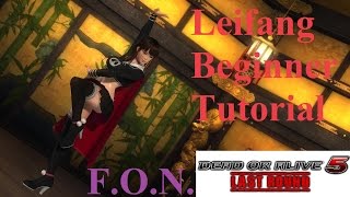 Leifang Beginner Guide Tutorial (DOA5LR)