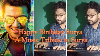 surya birthday mashup cover - A tribute to actor surya | Pianist venkatesh  | Notes in Description