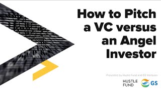 How to Pitch a VC versus an Angel Investor