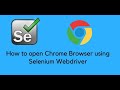 how to open chrome using selenium and save page source python | selenium se chrome kese open kare