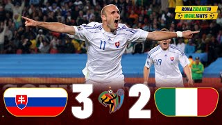 Slovakia 3-2 Italy | 2010 World Cup | Extended Goals & Highlights HD